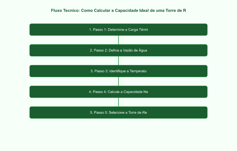 Como Calcular a Capacidade Ideal de uma Torre de Resfriamento Industrial