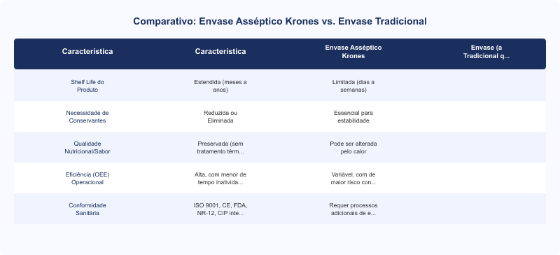 Envase Asséptico Krones: Benefícios para a Indústria de Bebidas