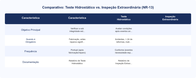 NR-13 e Vasos de Pressão em Chillers Industriais: Teste Hidrostático e Inspeção Obrigatória